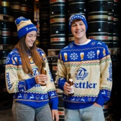 Weihnachtsset Pulli + Mütze